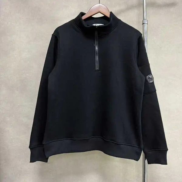 Sweat Homme – Col Montant et Demi-Zip